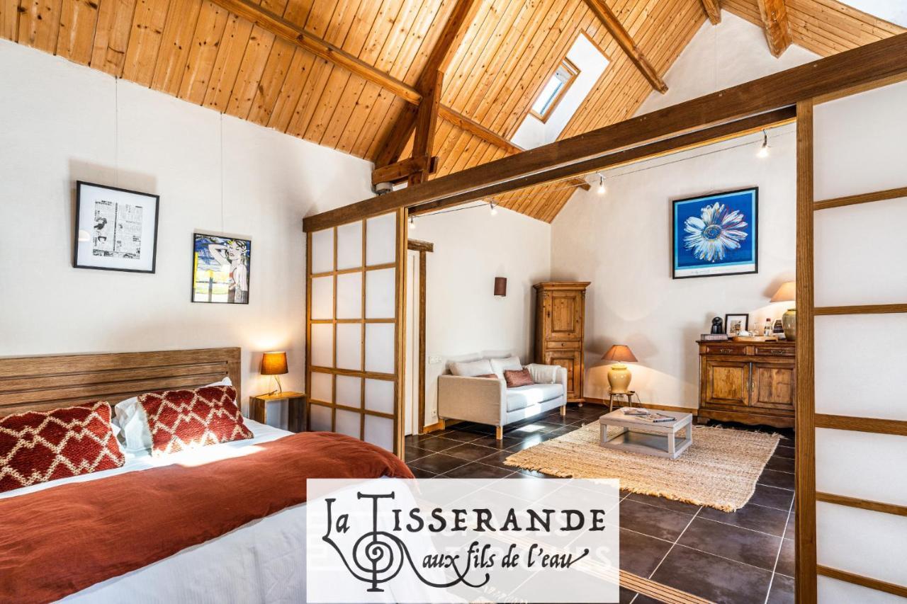 La Tisserande : Maison d'Hôtes Créative&Écologique Saint-Thégonnec Extérieur photo